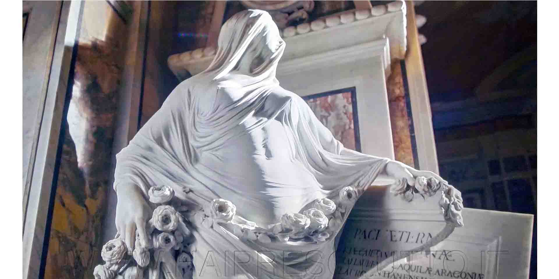 Napoli Statue della Virtù: pudicizia