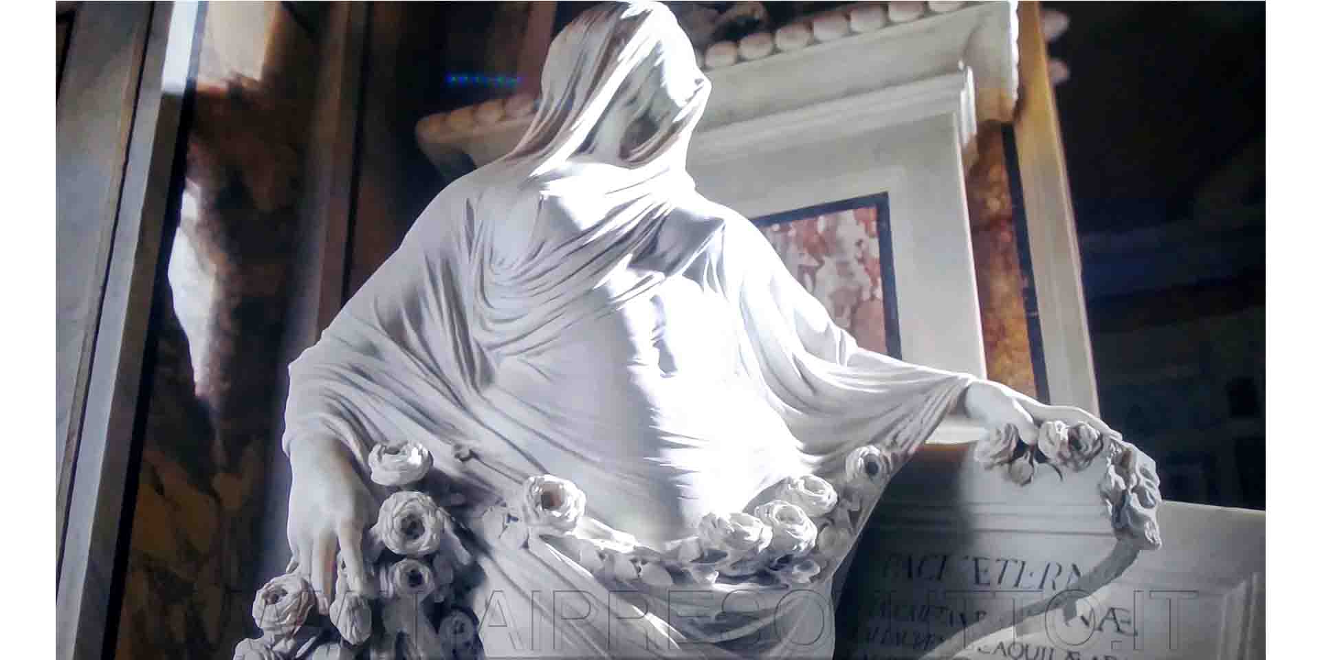 Napoli Statue della Virtù: pudicizia