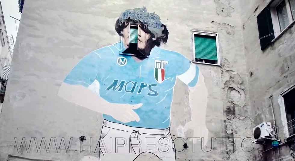 Murales di Maradona ai Quartieri Spagnoli