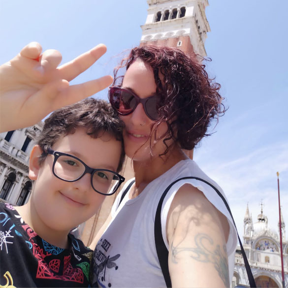 Lara e Michael in piazza San Marco